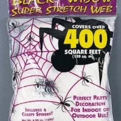 "Spider Web Bag - 400 Sqft" Haunted House Decoration