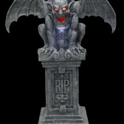 "Stone Gargoyle With Sound And Lights" Halloween Decoration