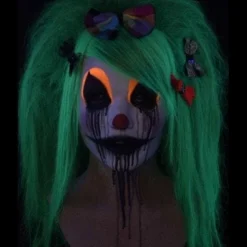"Tesazombie" Silicone Mask -Halloween Mask Shop tesazombie silicone zombie clown halloween mask 20360484865