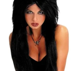 "Vampiress - Black" Halloween Wig