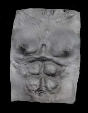 "Werewolf Chest Plate - Grey" Halloween Costume Accessory 1 "Werewolf Chest Plate - Grey" Halloween Costume Accessory