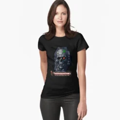 Women's HorrorDome Zombie Skull Fitted T-Shirt