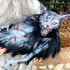 "Zombie Cat" HD Studios Halloween Puppet Prop -Halloween Mask Shop zombie cat hd studios halloween puppet prop 8720878593
