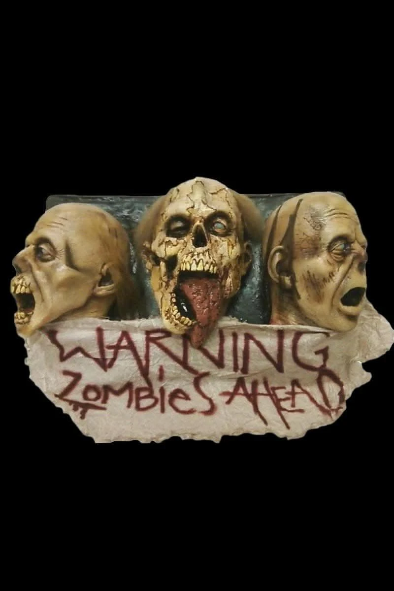 "Zombie Wall Plaque - 3 Faced" Hanging Halloween Decoration 1 "Zombie Wall Plaque - 3 Faced" Hanging Halloween Decoration